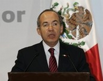 Felipe Calderón en su visita de trabajo a Zacatecas