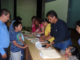 En un acto realizado en el Auditorio de la Unidad Académica de Derecho, el Secretario General del Sindicato de Trabajadores de la Universidad Autónoma de Zacatecas (STUAZ)