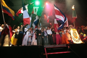 Clausura del Festival del Folclor 2010