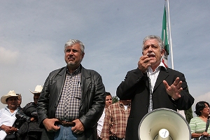 El subsecretario Tomás Ríos Bernal dialogó y llegó a acuerdos con la CNPA, encabezada por el diputado José Narro