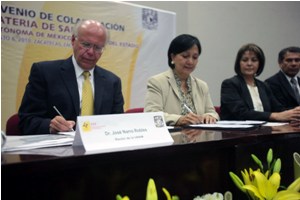 Firma de convenio en materia de Salud entre GODEZAC y la UNAM