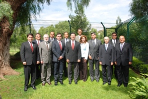 Miguel Alonso con el Colegio de Notarios Públicos de Zacatecas