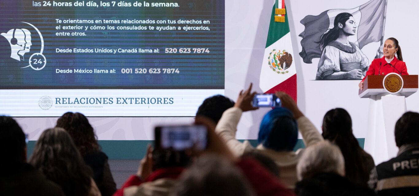 MÉXICO REFUERZA PROTECCIÓN A MIGRANTES EN EE. UU. CON NUEVO PROGRAMA LEGAL Y TECNOLÓGICO: BOTÓN DE ALERTA