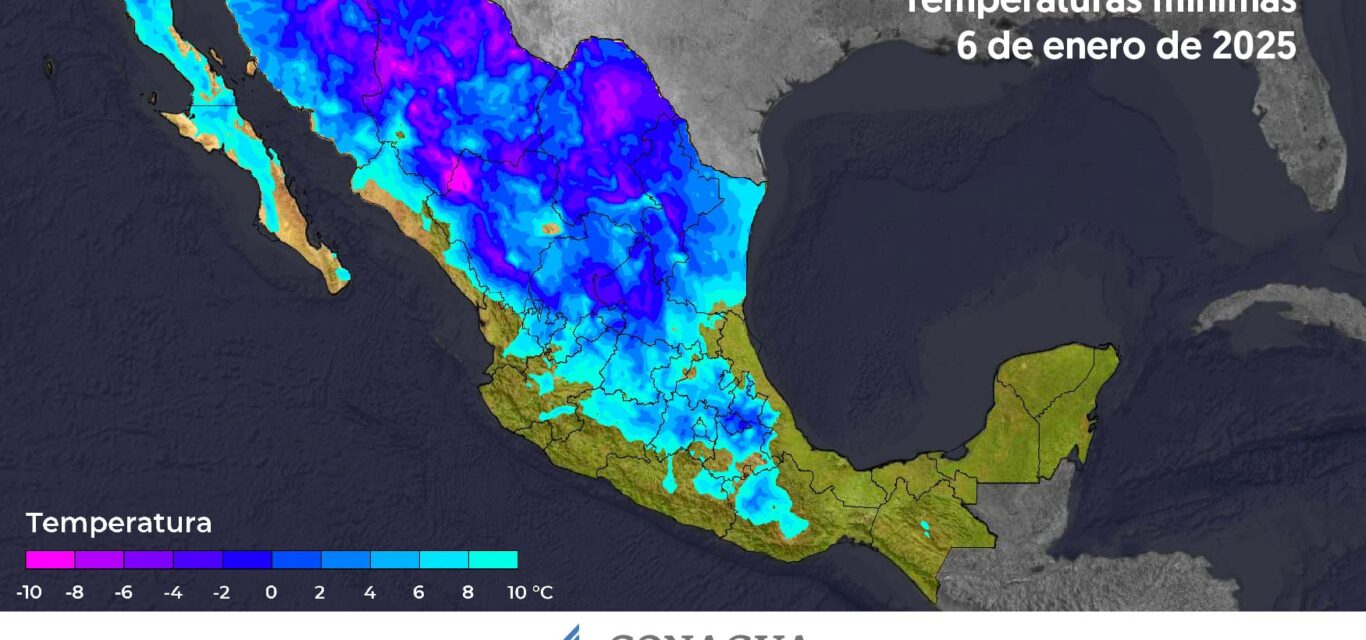 FUERTES HELADAS Y NEVADAS AFECTARÁN AL NORTE DE MÉXICO ESTA SEMANA